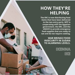 | IKENNA IKE | WAR BRINGS FOOD INSECURITY IN SUDAN: HIGH MIGRATION NUMBERS (PART 3) (@IKENNAIKE)