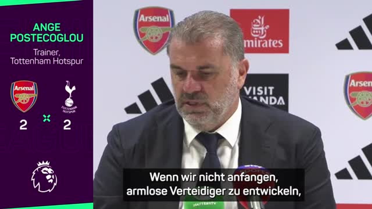 Postecoglou: Wir brauchen 'armlose Verteidiger'