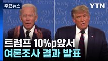 트럼프, 바이든에 10%p 앞서는 조사 결과 '경제가 아킬레스건' / YTN