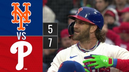 Resumen Mets de Nueva York vs Filis de Filadelfia MLB 23-09-2023