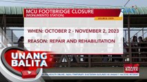 MCU footbridge closure (Monumento Station) | UB