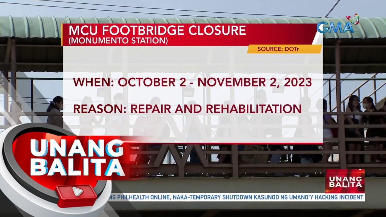MCU footbridge closure (Monumento Station) | UB