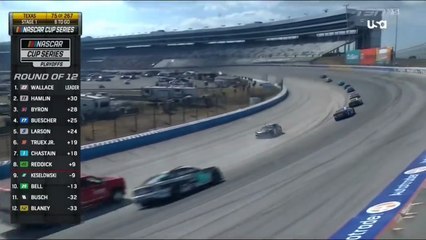 NASCAR Cup Series 2023 Texas Race Busch Crash Backwards Pit Road + Onboard