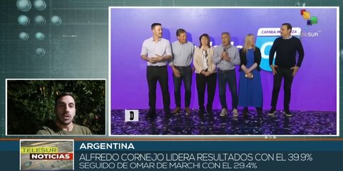 El radical Alfredo Cornejo lidera elecciones para gobernador en Mendoza, Argentina