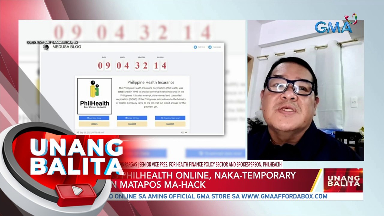 Panayam kay Dr. Israel Francis Pargas, Senior VP for Health Finance Policy Sector & Spokesperson, PhilHealth (September 25, 2023) | UB