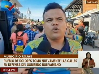 Pueblo del municipio Rojas en Barinas ratifica su respaldo al Gobierno Bolivariano