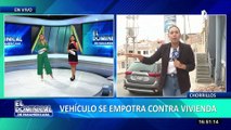 Chorrillos: policía pierde el control de su auto y casi provoca tragedia