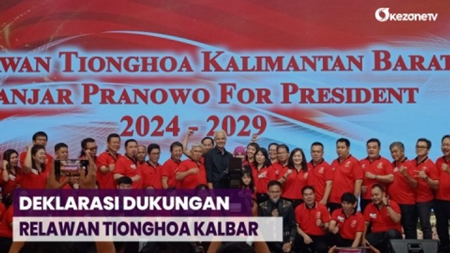 Ganjar Pranowo Hadiri Deklarasi Dukungan Relawan Tionghoa Kalbar di Jakarta Barat