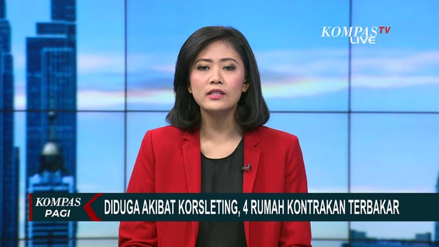 Detik-Detik 4 Kontrakan di Jaksel Kebakaran Beruntun! 13 Unit Mobil Damkar Diterjunkan!