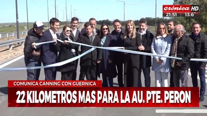 22 kilometros más para la Autopista Pte. Perón: comunica Canning con Guernica