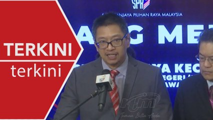 [TERKINI] Sidang media SPR berhubung Pilihan Raya Kecil DUN Jepak