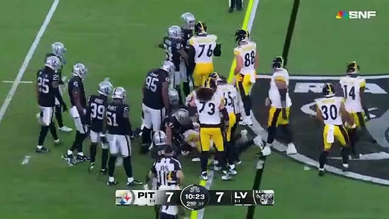 Las Vegas Raiders vs. Pittsburgh Steelers Full Highlights 2nd QTR _ NFL Week 3_ 2023