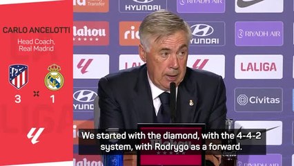 Video herunterladen: Ancelotti disappointed with 'weak defending' in Madrid derby defeat