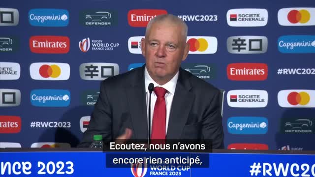 Pays de Galles - Gatland veut atteindre les 1/4 de finale