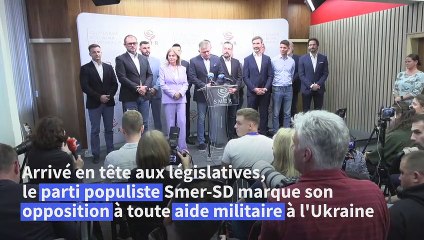Slovaquie: Fico, en tête des législatives, refuse toujours de soutenir l'Ukraine militairement