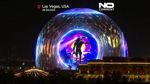 WATCH: Las Vegas' newest concert venue, the Sphere, opens