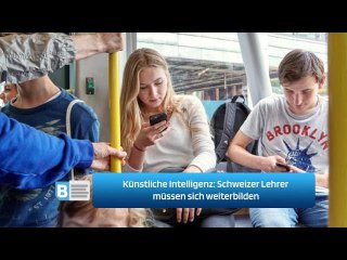 Künstliche Intelligenz: Schweizer Lehrer müssen sich weiterbilden