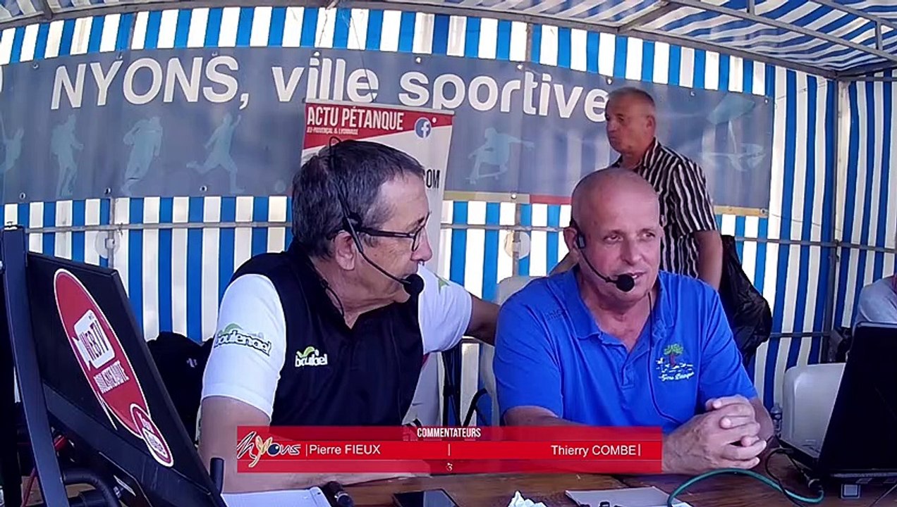 Finale BAUER vs RAMOS WebTV Nyons : International à pétanque triplette open 2023