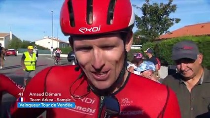 Démare : "Une victoire pour toute l'équipe Arkéa-Samsic"