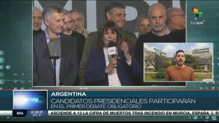 Argentina se prepara para el debate presidencial