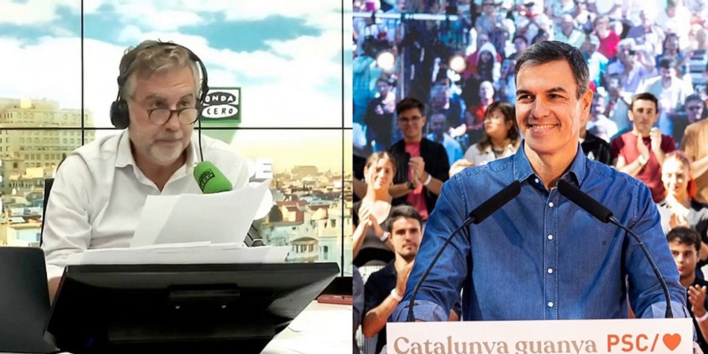 Carlos Alsina caza el engaño que Pedro Sánchez pretende colarle a los votantes del PSOE