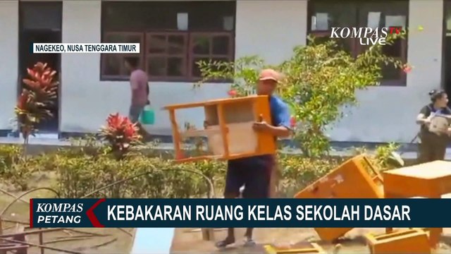 3 Ruang Kelas SD di Wolooka NTT Ludes Terbakar, Api Diduga Berasal dari Dalam Gudang Sekolah