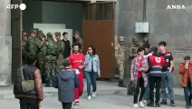 Nagorno-Karabakh, oltre mille rifugiati arrivano in Armenia