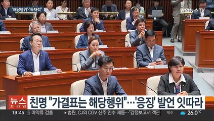 친명·비명 전운 고조…"해당행위" "전체주의"