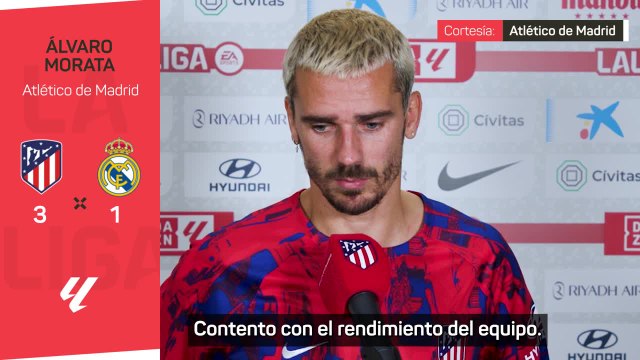 ATLÉTICO 3 - REAL MADRID 2 | GRIEZMANN MUY EMOCIONADO tras la VICTORIA en el DERBI
