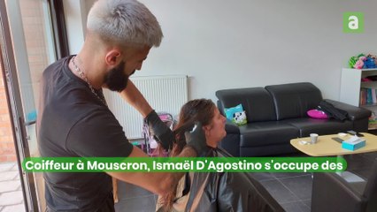 Coiffeur à Mouscron, Ismaël s'occupe des personnes sans-abri