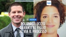 Poliziotti uccisi in Francia davanti al figlio. Processo al presunto complice