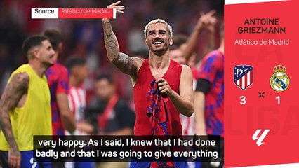 Madrid derby win brought tears to Griezmann's eye