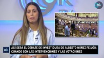 Así será el debate de investidura de Alberto Núñez Feijóo: cuándo son las Intervenciones y las votaciones