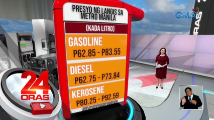 Oil price rollback (Sept. 26, 2023): diesel at gas - P0.20/L diesel | kerosene - P0.50/L | 24 Oras