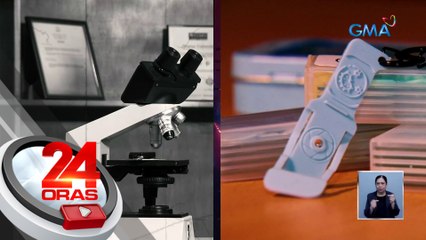 "Keychain microscope" na inimbento ng 28-yo Pinoy, kayang mag-magnify ng specimen hanggang 400x | 24 Oras