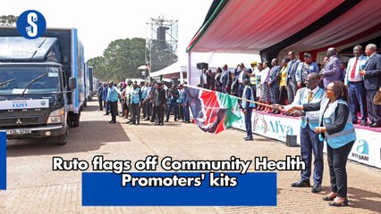 Ruto flags off Community Health Promoters' kits