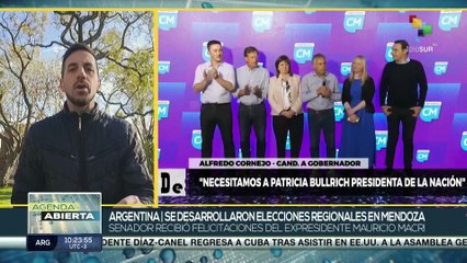 Argentina: Alfredo Cornejo se convierte en nuevo gobernador electo de Mendoza