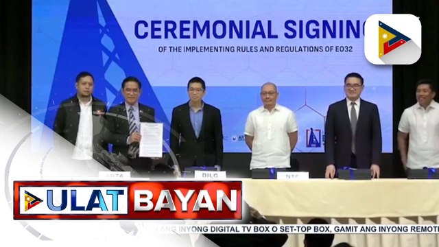 ARTA, opisyal nang inilunsad ang IRR ng EO 32 na naglalayong mapabilis ang proseso ng pagbuo ng telco at internet infrastructure sa bansa