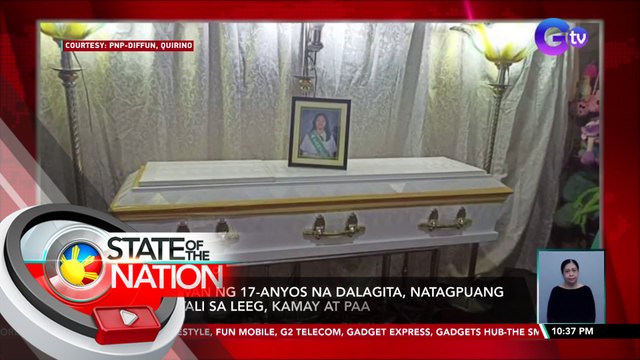 Katawan ng 17-anyos na dalagita, natagpuang may tali sa leeg, kamay at paa | SONA