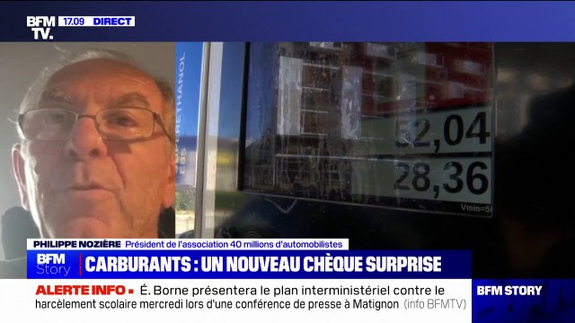 Chèque carburant: Les mesures annoncées par le président de la République sont un peu confuses , pour Philippe Nozière, président de l’association 40 millions d’automobilistes