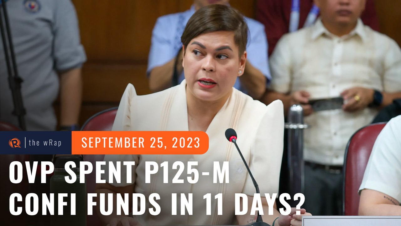 Duterte’s OVP spent P125-M confidential funds in 11 days – COA