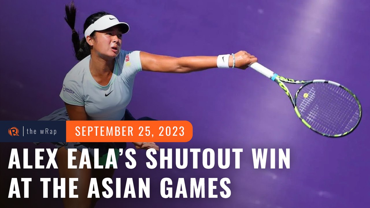 Alex Eala scores shutout win in Asian Games debut