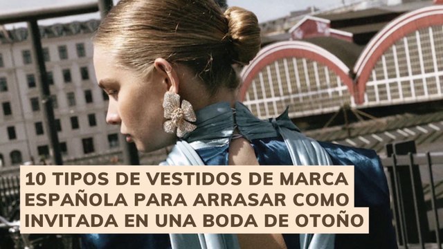 10 tipos de vestidos de marca española para arrasar como invitada en una boda de otoño