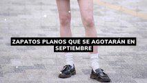 Zapatos planos que se agotarán en septiembre