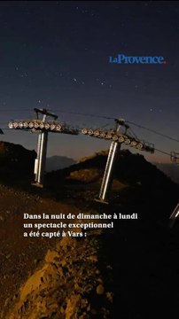 Cette nuit des aurores boréales ont illuminé le ciel de Vars !