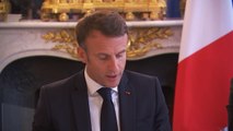 Emmanuel Macron fixe l'objectif 