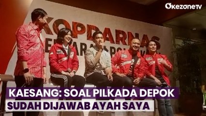 Soal Maju di Pilkada Depok, Kaesang: Sudah Dijawab Ayah Saya