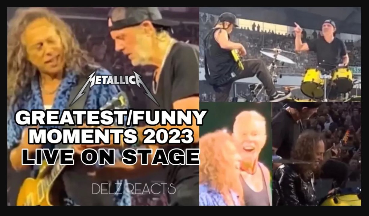 Metallica Greatest,Funniest & Shocking Moments during 2023 M72 Seasons Concert Tour with Lars Ulrich,James Hetfield ,Kirk Hammett ,Robert Trujillo #Metallica