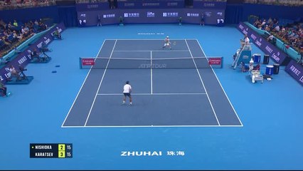 Zhuhai - Nishioka domine Karatsev et file en finale