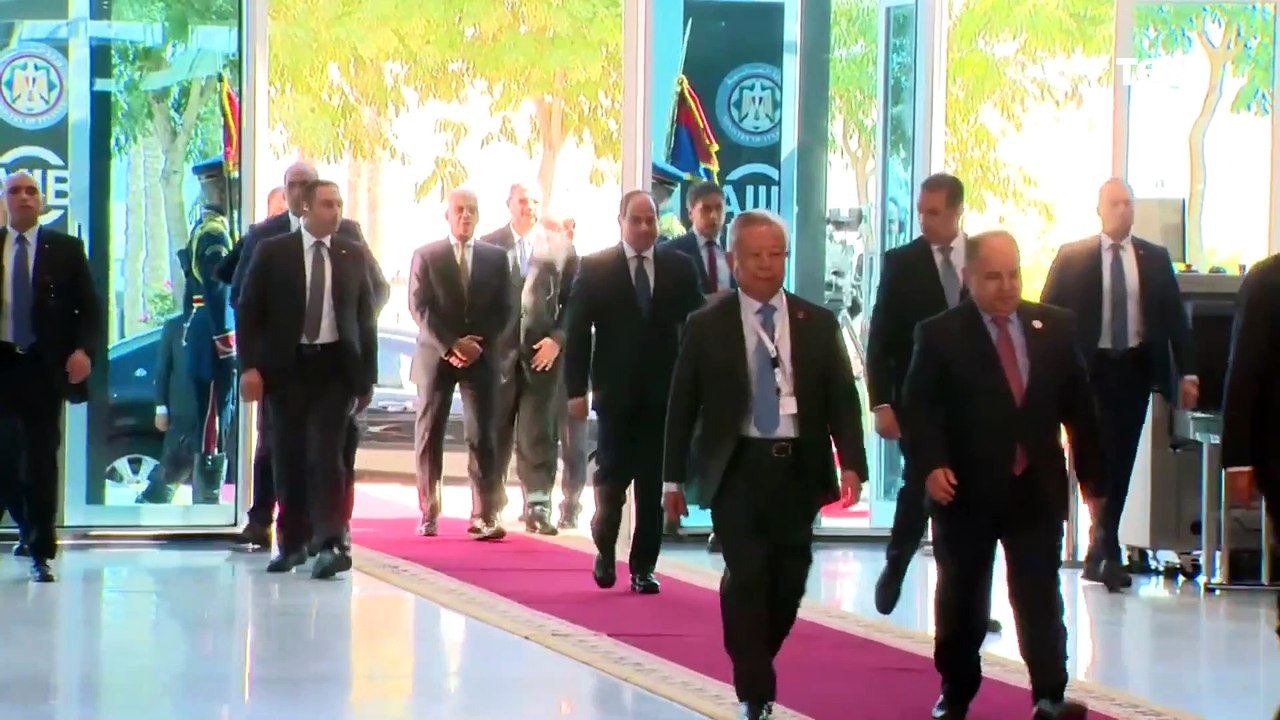 الرئيس السيسي يشهد افتتاح الاجتماع السنوي للبنك...